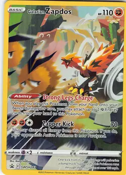 Galarian Zapdos Holofoil Promo SWSH: Sword & Shield Promo Cards SWSH283 NM - Image 1