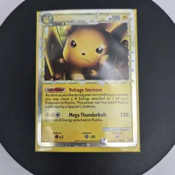 Pokemon TCG Raichu Holo Prime Card 83/90 Undaunted Set 2010 Near Mint - Image 2