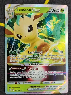 Leafeon VSTAR SWSH195 SWSH: Sword & Shield Promo Cards Holo - Image 1