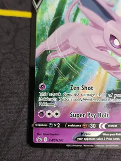 Espeon V SWSH201 SWSH: Sword & Shield Promo Cards Holo - Image 5
