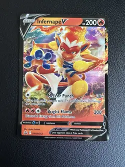 Infernape V SWSH252 SWSH: Sword & Shield Promo Cards Holo - Image 1