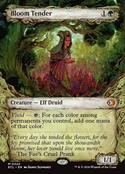 MTG Magic 1 x Bloom Tender #324 x 1 - ECL - Showcase - FOIL - Image 1