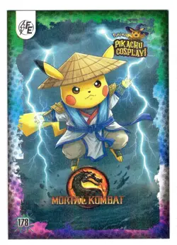 Mortal Kombat (Pikachu) #178 - Galaxy Holo - Electric Pikachu Cosplay - Pokemon - Image 1