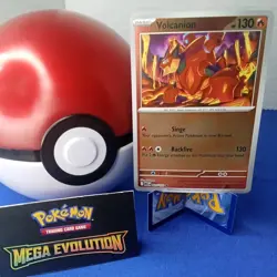 Volcanion 025/132 Me01: Mega Evolution Reverse Holo Pokemon TCG NM - Image 1