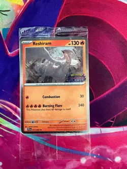 Reshiram 017/094 Phantasmal Flames Promo Sealed Pokemon TCG - Image 1
