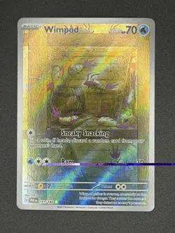 Pokemon Paradox Rift Wimpod Illustration Rare 191/182 - Image 1