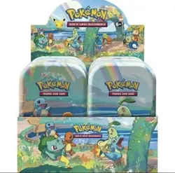 Pokemon 25th Celebrations Mini Tin Display 8 Mini Tins - New, Factory Sealed - Image 1