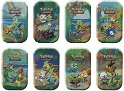 Pokemon 25th Celebrations Mini Tin Display 8 Mini Tins - New, Factory Sealed - Image 2