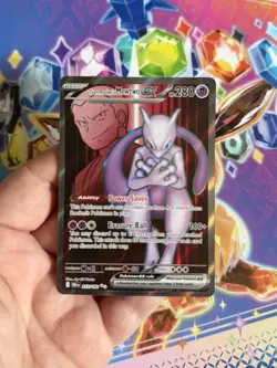 Pokemon TCG Team Rocket's Mewtwo EX Destined Rivals 213/182 Full Art - Image 2