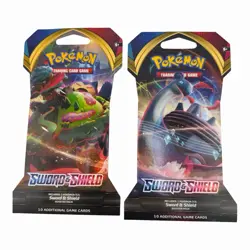 ✨Pokemon TCG: Sword And Shield Base Set (4 Sleeved Booster Pack Art Set)✨ - Image 2