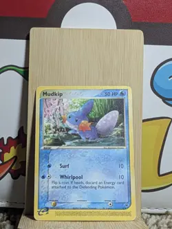 Pokemon TCG Mudkip 018 Black Star Wotc Promo 2003 E-reader Vintage W9W-RRG-0U3 - Image 3