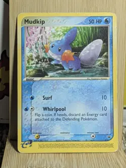 Pokemon TCG Mudkip 018 Black Star Wotc Promo 2003 E-reader Vintage W9W-RRG-0U3 - Image 4