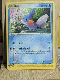Pokemon TCG Mudkip 018 Black Star Wotc Promo 2003 E-reader Vintage W9W-RRG-0U3 - Image 5