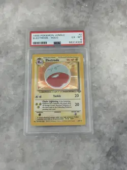 1999 Pokemon WOTC Jungle Unlimited 2 Electrode Holo PSA 6 - Image 1