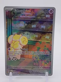 Pokemon TCG Fidough 213/198 Scarlet & Violet Base Illustration Rare Full Art - Image 1