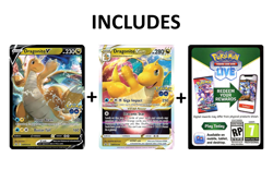Pokemon GO Dragonite V & VSTAR SWSH235 & SWSH236 Holo Promo Pack SEALED! - Image 2