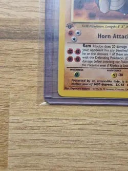 Pokemon 1999 WOTC Jungle 1st Edition Rhydon 45/64 - Near Mint - Image 5