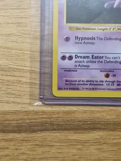 Pokemon 1999 WOTC Shadowless Base Set Haunter 39/102 - Near Mint - Image 5