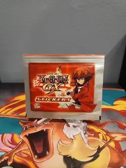 Yu-Gi-Oh! GX Series 1 Factory Sealed Sticker Pack - Image 1