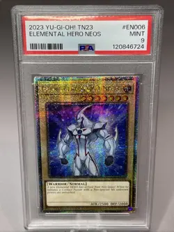 2024 Yu-Gi-Oh Elemental Hero Neos - TN23-EN006 Quarter CSR PSA 9 (Sept 25) - Image 3