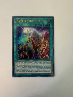 Yugioh - Joker's Straight - Ultra Rare - 1st Edition - KICO-EN004 NM - Image 1