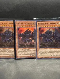 Yugioh Obelisk The Tormentor MVP1-ENSV5 Ultra Rare Limited Edition Playset - Image 1