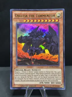 Yugioh Obelisk The Tormentor MVP1-ENSV5 Ultra Rare Limited Edition Playset - Image 2