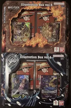 One Piece Illustration Box Vol 5 + Vol 6 Lot Set Of 2 Sealed QTY PRB-02 OP-13 - Image 1