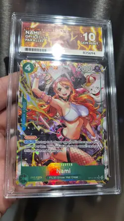 Nami Alternate Art Foil OP14-031 The Azure Sea's Seven One Piece Ace 10 - Image 2
