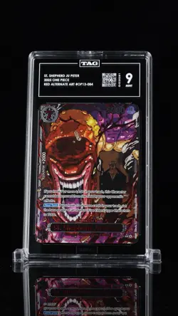 One Piece 2025 OP13-084 St. Shepherd Ju Peter Red Alternate Art Demon God pack - Image 1