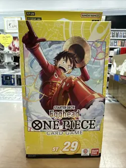 One Piece TCG Egghead Starter Deck ST-29 (SEALED) – Bandai – English – Luffy - Image 1