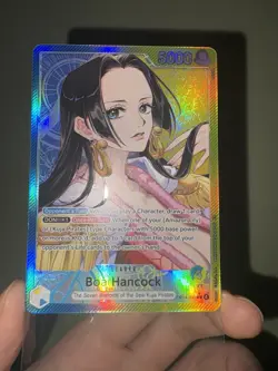 One Piece CCG Boa Hancock Alternative Art Leader Holo OP14-041 - Image 1