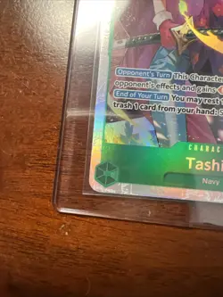 One Piece TCG - Tashigi PRERELEASE ENGLISH EB03-018 HEROINES SR - Near Mint - Image 3