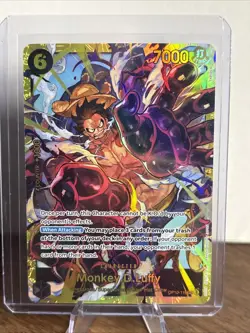 ONE PIECE MONKEY D LUFFY OP10-118 SEC ROYAL BLOOD ENGLISH - Image 1