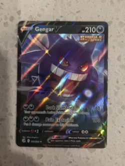 Gengar V 156/264 Fusion Strike Holo NM +🎁 Pokemon Tcg Card - Image 1
