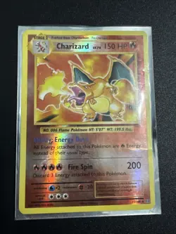 Pokemon TCG 2016 XY Evolutions Charizard reverse holo card. - Image 1