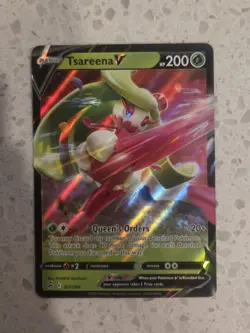 Pokemon TCG Tsareena V Ultra Rare Holo 021/264 Fusion Strike Card NM +🎁 - Image 1