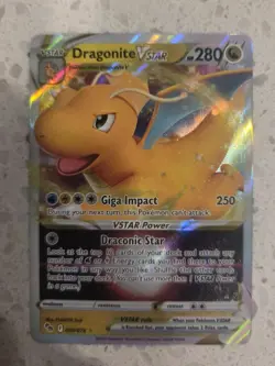 Dragonite VSTAR 050/078 Pokemon GO Ultra Rare Holo TCG Card Near Mint +🎁 - Image 1