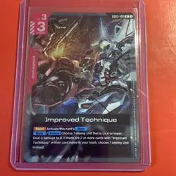 Improved Technique GD03-109 R Gundam Card Game Steel Requiem - Image 1