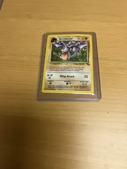 Pokemon Card ~ AERODACTYL ~ 1/62 ~ Fossil ~ HOLO ~ Unlimited ~ WotC - Image 1