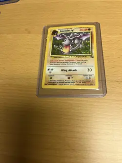 Pokemon Card ~ AERODACTYL ~ 1/62 ~ Fossil ~ HOLO ~ Unlimited ~ WotC - Image 3