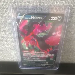 Pokemon TCG Card Lot Galarian Moltres V Maushold EX Mega Lucario EX 9x Holo EX V - Image 3