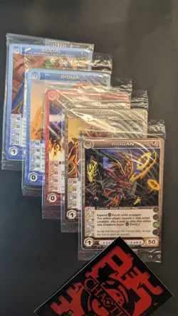 Chaotic Fire And Stone 3 Card Promo Lot Of 30x Sealed Packs - Image 3