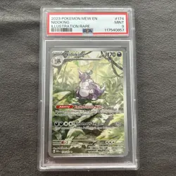 Pokemon TCG Nidoking Illustration Rare Card 174/165 PSA 9 2023 English - Image 1