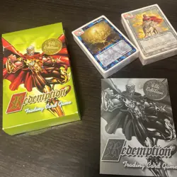 Redemption Trading Card Game 4th Edition Starter Deck TCG RARE New sealed cards! - Image 3