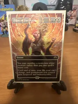 Flare of Fortitude (Borderless) 321 R Modern Horizons 3 NM MTG - Image 1