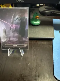 Swamp (0369) - Galaxy Foil - Borderless Edge of Eternities MTG Free Ship - Image 5