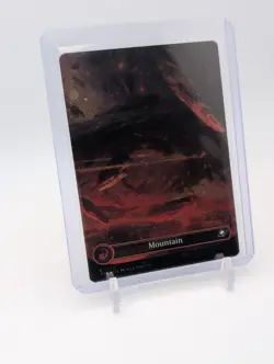MTG - Mountain (0370) - Borderless Galaxy Foil #0370 - Edge of Eternities NM - Image 1