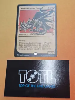 Ancient Copper Dragon (Showcase) Commander Legends: Battle for Baldur's Gate NM - Image 1
