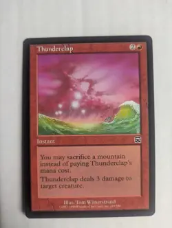 Thunderclap (219/350) – Mercadian Masques – LP – Magic the Gathering MTG - Image 1